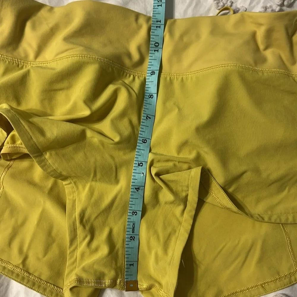 lululemon athletica Yellow Athletic Shorts